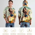 thumbnail image 5 of Wonder Woman Hoodie for Men Women, Novelty Print Long Sleeve Hooded Sweatshirt Casual Unisex Adult Pullover Outerwear with Front Pocket, 5 of 7