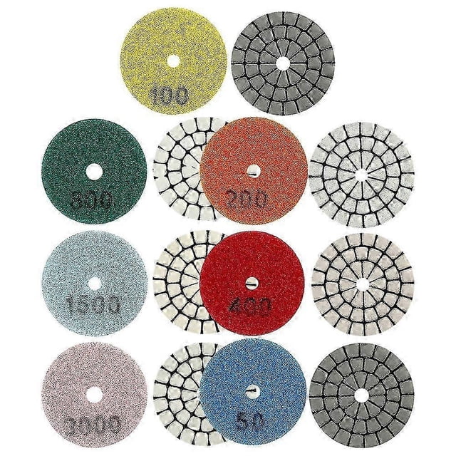 1PC 2 Inch 50mm Diamond Dry Polishing Pad For Marble Granite Quartzite Glass Olishing Dry Grinding Power Tools Parts