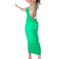 thumbnail image 2 of SAYOO Vestido largo de color sólido para mujer, vestido sin mangas con cuello colgante y espalda descubierta, paquete de verano, fiesta de cadera, una pieza SAYOO Moda, 2 of 9