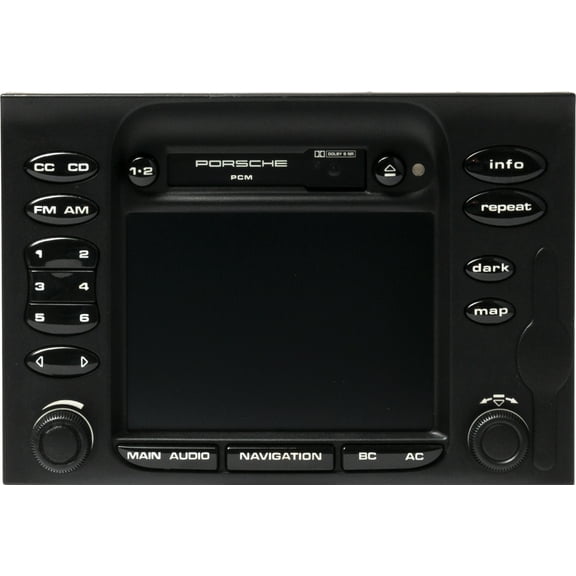 Restored 1999-01 Porsche 911 Boxster AM FM Radio Cassette Player Navi Part 99664210504EFR (Refurbished)