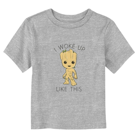 Toddler's Marvel Groot I Woke Up Like This Graphic Tee Athletic Heather 5T