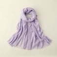 thumbnail image 2 of Women Summer Scarfs Lightweight Large Long Gauze Shawl Linen Beach Wrap Plain 75”×43”, 2 of 5