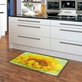 thumbnail image 2 of Kitchen Rugs Yellow and Orange Sunflower Design Non-Slip Soft Kitchen Mats Bath Rug Runner Doormats Carpet for Home Decor, 39" X 20", 2 of 5