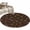 Brown, variant on Round Rugs 3.3Ft, Brown Floral Round Area Rug Washable Indoor Throw Carpet, Vintage Spring Botanical Flowers Soft Non Slip Circle Rug for Laundry Room Patio Home Decor Aesthetic