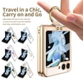 thumbnail image 4 of Étui Transparente pour Galaxy Z Flip 5, Étui de Protection avec Charnière : L4B1, 4 of 9