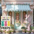 thumbnail image 2 of Easter Garden Flags for Outside, Rabbits CHILLIN'' WITH MY PEEPS Yard Decoration, Small Seasonal Spring Outdoor Decor for Farmhouse Holiday,12.5x18 Double Sided, 2 of 6