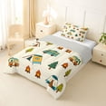 thumbnail image 2 of Erosebridal Happy Camping Twin Comforter Sets For Camper Gifts,Rustic Farmhouse Adventure Theme Bedding Set For Kids,Reversible lightgray,2 Pieces, 2 of 7