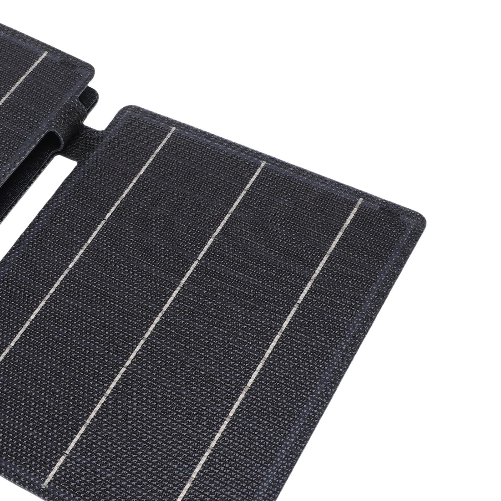 YAHHU 30W Portable Foldable Solar Panel Charger – 12V, USB / DC / Type‑C, Monocrystalline, Weather‑Proof, Lightweight Outdoor Power Bank