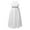 A White, variant on YEAHDOR Teens Girls Wedding Evening Long Dress Elegant Floral Lace Chiffon Princess Birthday Party Dress A White 6