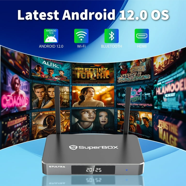 Latest SuperBox S7 Ultra 2026 Fully Loaded, 4GB RAM+64GB ROM for