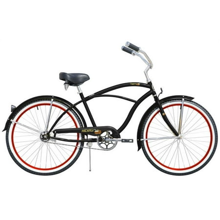 Red Beach Cruiser - Beach Cruiser in Black and Red