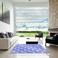 thumbnail image 6 of Ahgly Company Indoor Rectangle Patterned Light Slate Blue Area Rugs, 2' x 4', 6 of 6