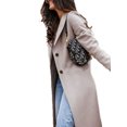 thumbnail image 2 of Women's Solid Color Long Sleeve Lapel Single Breasted Jacket, 2 of 2