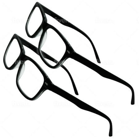 In Style Eyes Seymore Classic Retro Reading Glasses - Cheater Glasses for Men & Women - Lightweight & Comfortable - Multi Pack -Black 4.0