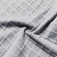 thumbnail image 4 of Stretch Solid Diamond Lattice Dining Chair Cover Slipcover Removable Washable Short Dining Chair Protector Seat Solid Slipcovers for Hotel Dining 4pcs Light Gray, 4 of 7