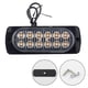 thumbnail image 3 of Luces de advertencia del coche 4PCS 12 LED estroboscópico Luz blanca + Luz amarilla Baliza de peligro Intermitente de emergencia Barras de luz de marcador lateral Señal de advertencia Lámpara intermit, 3 of 8