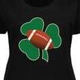 thumbnail image 4 of Inktastic St Patricks Day Football Women's Plus Size T-Shirt, 4 of 5