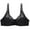 Black, variant on LLYWEY Womens Sports Bras Padded Bras No Wire Ladies Push-Up Bra Style-803 Women's Plus Support Bra Feature Adult Female Yoga Sports Bras Black 44B
