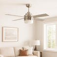 thumbnail image 4 of Design House Cali 52" Brushed Nickel Indoor Ceiling Fan with LED Kit, 4-Blades, and Remote Control, 4 of 21