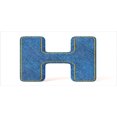 thumbnail image 4 of Letter H Piggy Bank, Denim Letter Design Uppercase H Pattern Jeans Texture Retro Typography, Ceramic Coin Bank Money Box for Cash Saving, 3.6" X 3.2", Blue Marigold, by Ambesonne, 4 of 4