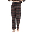thumbnail image 2 of Kolipajam Women's 102% Cotton Flannel Pajama Pants Pjs with Pockets Drawstring Waist Bottoms L, 2 of 2