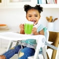 thumbnail image 4 of CHAO Taza para estudiantes, Taza para sorber para bebés, Taza para niños pequeños sin Bpa con asas, Taza mágica a prueba de fugas, Apta para lavavajillas, 6+ meses - 207 ml Verde, 4 of 5