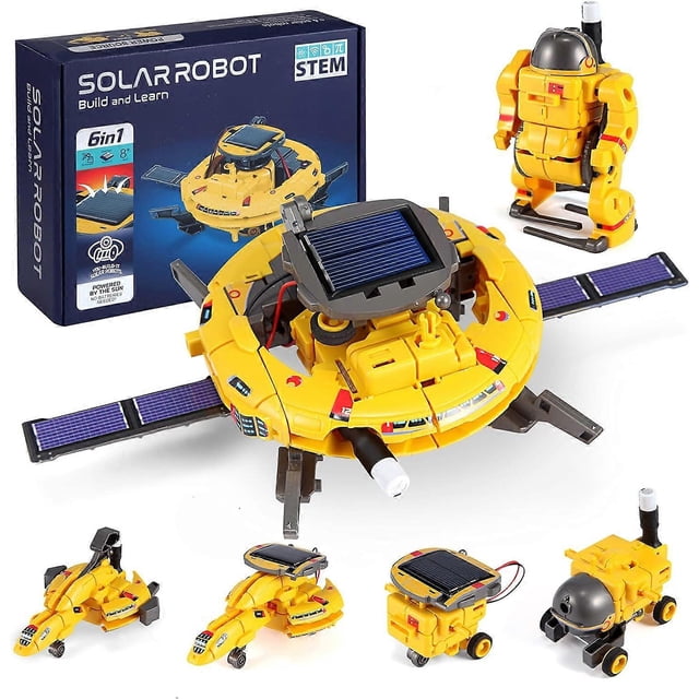 Projects for Kids Ages 8-12, Science Kits, Solar Space Toys Gifts for 8-14 Year Old Teen Boys Girls, 120Pcs Building Experiments Robots for Teenage Ag