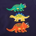 thumbnail image 5 of Sudaderas con capucha y bordado de dinosaurios para niños de 2 a 7 años, ropa para niños, suéteres de manga larga, tops de otoño y primavera, 5 of 5