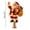 B# Santa, variant on Clearance! Christmas Tree Topper with Lighted Star, Iron Christmas Tree Top Ornament, Holiday Xmas Tree Decor for Home Indoor Christmas Party Decorations (Santa)