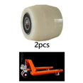 thumbnail image 2 of 2Pcs Pallet Truck Wheel Roller Wheel with Bearings Forklift Accessories Sturdy Flat Belt Idler 80mmx70mm Truck Load Wheel-Good, 2 of 5