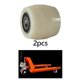 thumbnail image 2 of 2Pcs Pallet Truck Wheel Roller Wheel with Bearings Forklift Accessories Sturdy Flat Belt Idler 80mmx70mm Truck Load Wheel-Good, 2 of 5