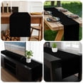 thumbnail image 6 of Black Table Runner 36 Inches Long, Solid Color Farmhouse Black Kitchen Coffee Dining Table Decoration for Home Party Birthday Wedding Home Decor 13x36 Inches, 6 of 8