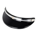thumbnail image 1 of koolsoo Helmet Visor Peak 3 Snaps Helmet Visor Protector for Half Helmets Parts Black, 1 of 9