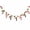 Candy Cane, variant on Homellea Lighted Christmas Garland with Christmas Tree and Gingerbread Shapes, Pom Pom Beads and Lights, Hanging Banner for Tree, Mantel, Window and Holiday Party Decor, 118.11 Inch