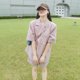 thumbnail image 1 of Nuevo conjunto de traje de manga corta de verano para niña japonesa, pantalones cortos sueltos, traje de perfil profesional ol, conjunto de dos piezas, 1 of 5