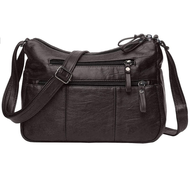 VOLGANIK ROCK Bolsos para mujer, bolso de hombro de piel sintética suave, bolso cruzado para mujer, bolso de bolsillo ligero