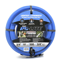 AG-Lite 3/4" x 10' Rubber Water Hose BluBird