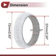 thumbnail image 4 of ID 57mm Exhaust Manifold Gasket Prevent Leak Noise Exhaust Donut Gasket Muffler Ring Exhaust Flange Gasket for Car SUV Truck RV Graphite, 4 of 7