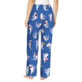 thumbnail image 3 of Pajama Pants Women, Cartoon Funny Happy Cute Smiling Sweatpants Soft Sleep Lounge Pants, Casual PJ Bottoms Pants with Pockets, 3 of 5