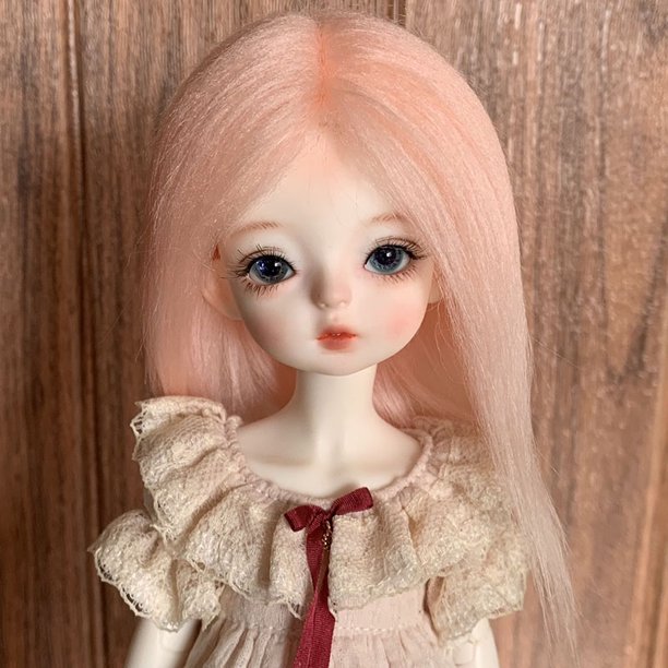Peluca de muñeca Bjd Ob11, pelo de lana simulada, se ajusta a 1/8, 1/12,1/6, accesorios de maquillaje, accesorios de vestir Diy