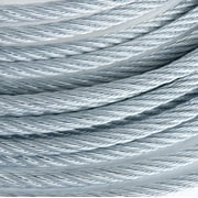 Groove Industrial 1/2" Galvanized Wire Rope Steel Cable IWRC 6x19 (50 Feet)