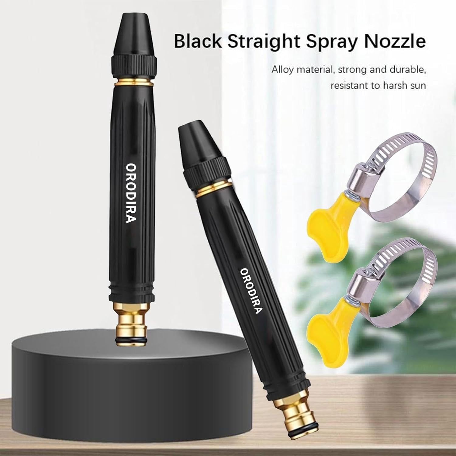 Orodira Powerful High-Pressure Home Car Wash & Garden Sprayer, High Pressure Hose Nozzle, Suitable for Watering Plants and Vegetables and Washing Cars (2PCS)