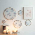 thumbnail image 4 of 5 PCS Embroidery Hoops Round Bamboo Embroidery Hoop Circle Embroidery Frame Wood Hoop Cross Stitch Hoop Adjustable Sewing Rings Hoop for Embroidery Cross Stitching Crafts（4-8inch）, 4 of 7