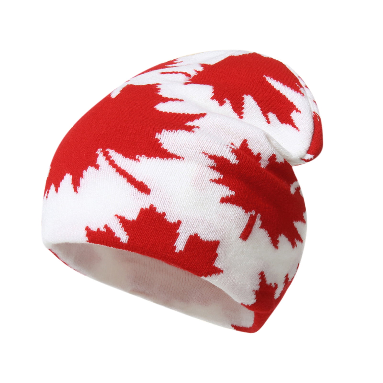 Faux Pom Warm Knit Cap Beanie Hats 