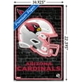 thumbnail image 3 of NFL Arizona Cardinals - Neon Helmet 23 Wall Poster, 14.725" x 22.375", 3 of 5