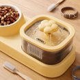 thumbnail image 3 of Automatic Cat Water Fountain with Food Bowl,2 in 1 Pet Feeder and Drinking Fountain with Splash-Free Design, Anti-Slide Base for Cats and Small Dogs _ #03 _ Yellow _ A, 3 of 6