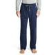 thumbnail image 1 of Sleep Lounge-Pant Nautica Soft Knit para hombre, color azul marino, talla L, 1 of 2