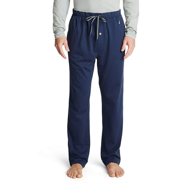 Sleep Lounge-Pant Nautica Soft Knit para hombre, color azul marino, talla L