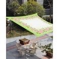 thumbnail image 3 of Sun Shade Sail 8x10Ft Spring Cherry Blossoms Pattern Green Background Uv Block Sunshade Canopy Outdoor Shade Cover Rectangle Shade Cloth For Patio Garden Yard Deck Pergola, 3 of 6