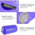 thumbnail image 3 of Air Roller, Yoga Fitness Equipment, Inflatable Gymnastics Balance Training Air Barrel, Cylinder Column Gym Pad with Pump, 120*75CM,Purple, 3 of 6
